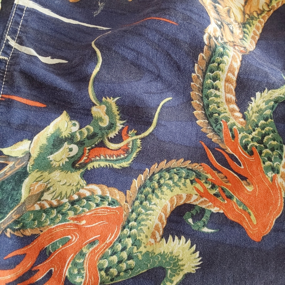 Men's Swim Trunks, Polo Ralph Lauren, Chinese Dragons, Tigers and such